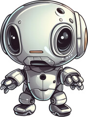 Futuristic Robot Sticker