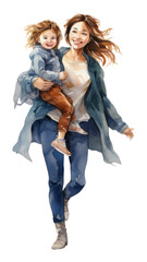Fototapeta premium PNG Mother portrait smiling adult.