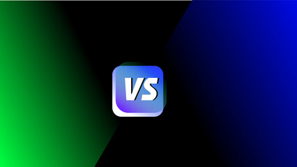 Creative double partition versus screen abstract background