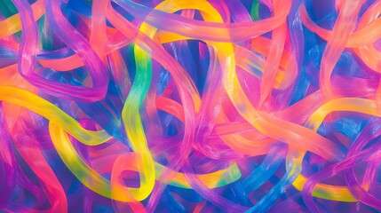 Fototapeta premium Vibrant abstract art creation digital space colorful patterns contemporary style artistic perspective expression of creativity