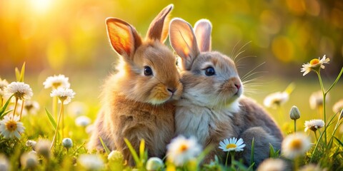 Happy Bunny Hug, Worm's Eye View: Adorable Close-Up