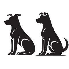 High-Quality Dog Silhouette Logo for Your Business