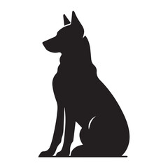 High-Quality Dog Silhouette Logo for Your Business