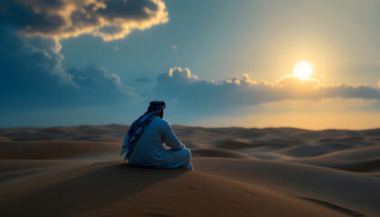 Creative Concepts person in desert