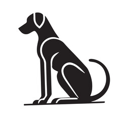 High-Quality Dog Silhouette Logo for Your Business