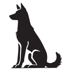 High-Quality Dog Silhouette Logo for Your Business