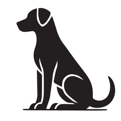 High-Quality Dog Silhouette Logo for Your Business