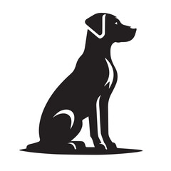 High-Quality Dog Silhouette Logo for Your Business