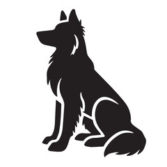 High-Quality Dog Silhouette Logo for Your Business