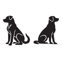 High-Quality Dog Silhouette Logo for Your Business