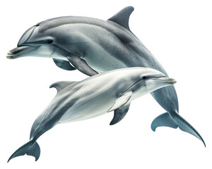 PNG Dolphin with baby animal mammal fish.