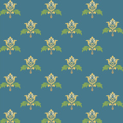 seamless pattern with flowers