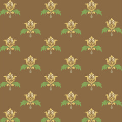seamless pattern with flowers