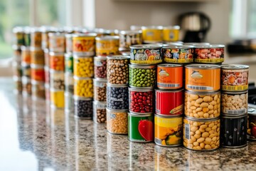 different canned beans