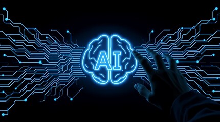 AI Brain with Circuit Network and Human Interaction