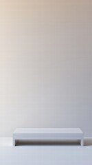 Blank gray gradient background with product display. white backdrop or empty studio with room floor. 3d rendering. space background. Ultra realistic. Photorealistic