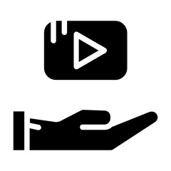 Fototapeta premium video icon