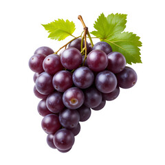Fototapeta premium grapes isolated on white,Grapes Isolated on White Background - Fresh and Juicy Bunch of Grapes Perfect for Food, Health, and Nature Visuals