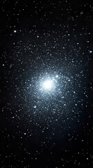 Deep space shining stars in night sky, constellation star field, galaxy. space background. Ultra realistic. Photorealistic