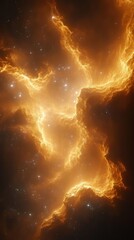 Space nebula. 3d illustration, for use with projects on science, research, and education. space background. Ultra realistic. Photorealistic