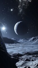 Space starscape background. space background. Ultra realistic. Photorealistic