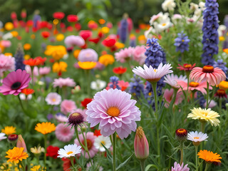 Obraz premium A Paradise of Blooms