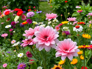 Fototapeta premium A Paradise of Blooms