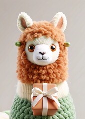 knitted gift toy