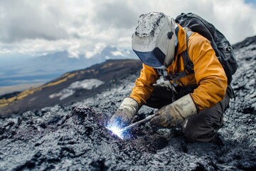 Dark wooden herringbone flooring with rich textures and patterns in modern interior design