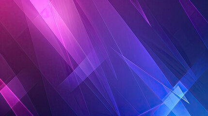 Obraz premium Abstract design featuring vibrant gradients and geometric shapes in purple and blue tones.