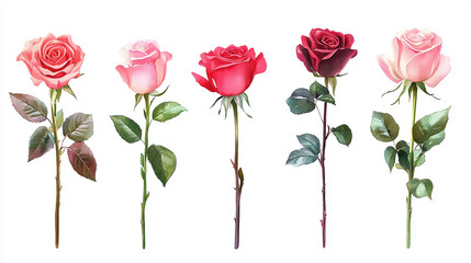 Fashion painting flowers on a light background, pastel flowers, peonies, roses a delicate arrangement of small pink roses and fragrant eucalyptus leaves in a copy space image  vintage illustration