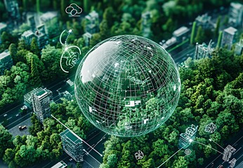 earth concept ecology earth connection with the environment