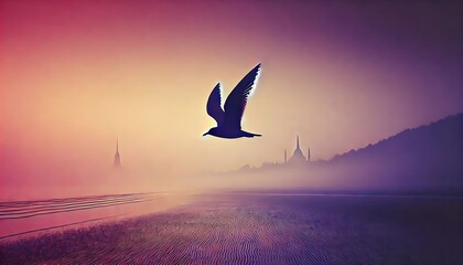 Flight into the Horizon: A Symbol of Freedom