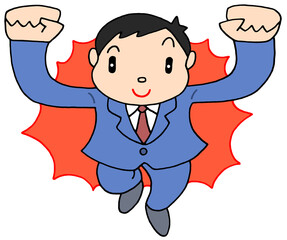 ビジネスのイラスト - ビジネスマン・会社員・サラリーマン・ビジネスパーソン