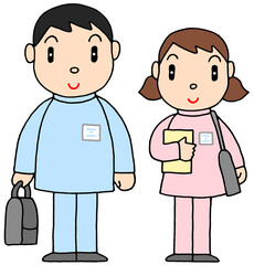 医療のイラスト - 医師・看護師・ドクター・ナース・医療従事者