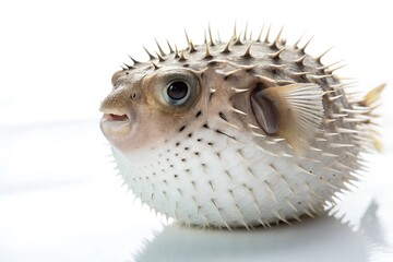 hedgehog isolated on white