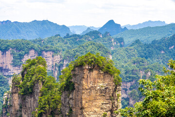 Obraz premium Zhangjiajie scenic area in Hunan Province, China