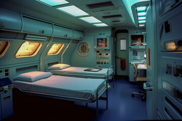 Modern hospital beds