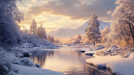 Winter Wonderland by the River