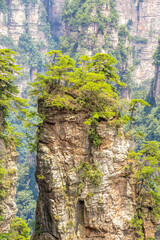 Zhangjiajie scenic area in Hunan Province, China