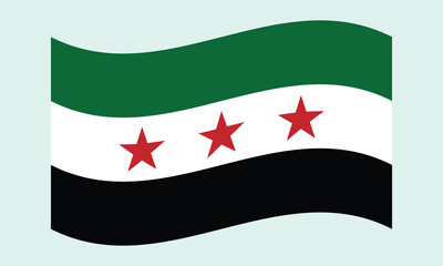 Syrian Revolution Flag - New Syrian Arab Republic Flag