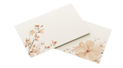 Minimalist Gift Card Design with Soft Gradient Colors and Delicate Patterns