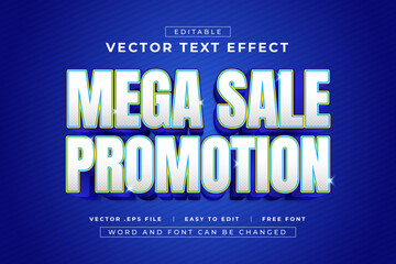 Mega Sale Promotion Editable Text Effect Style