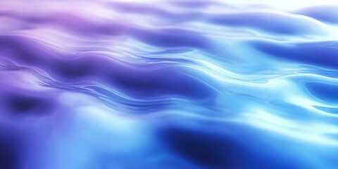 Abstract blue and purple water waves