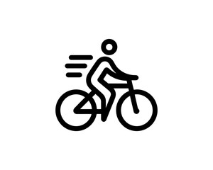 Obraz premium bicycle sign icon