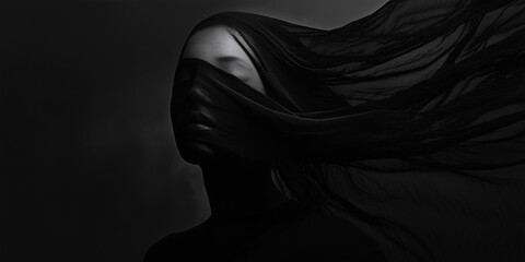 Minimalist black background