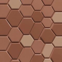 PANTONE 17-1230 Mocha Mousse Minimalist 3D Pattern Wallpaper Design Background