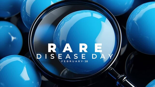 Rare Disease Day, Disease exam concept.