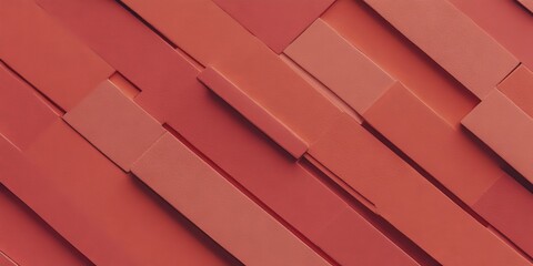 PANTONE 17-1230 Mocha Mousse Minimalist 3D Pattern Wallpaper Design Background