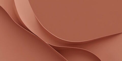 PANTONE 17-1230 Mocha Mousse Minimalist 3D Pattern Wallpaper Design Background